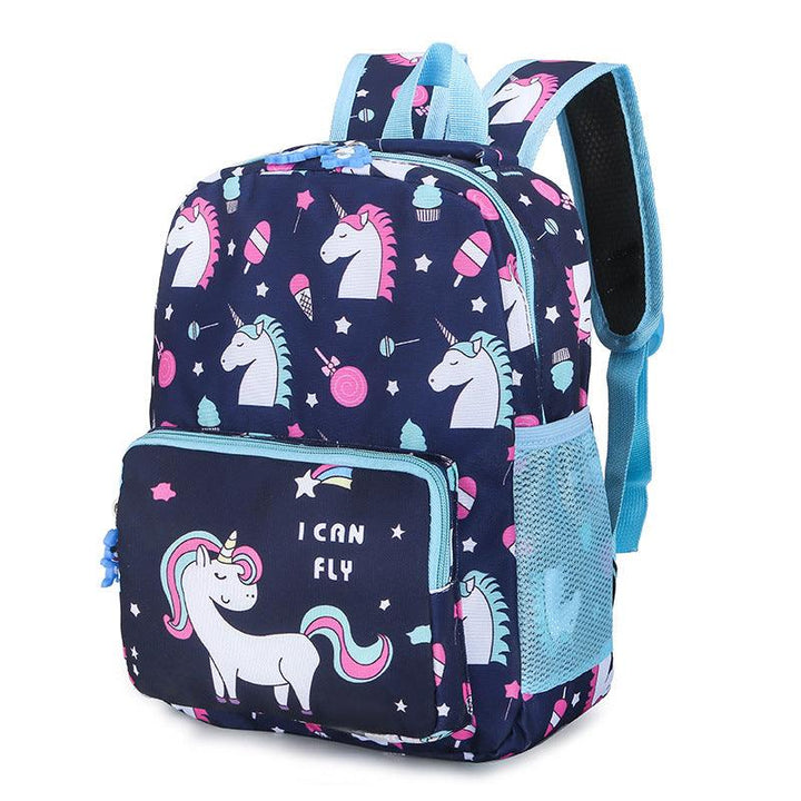 Flying Unicorn Backpack - Dark Blue - Leah