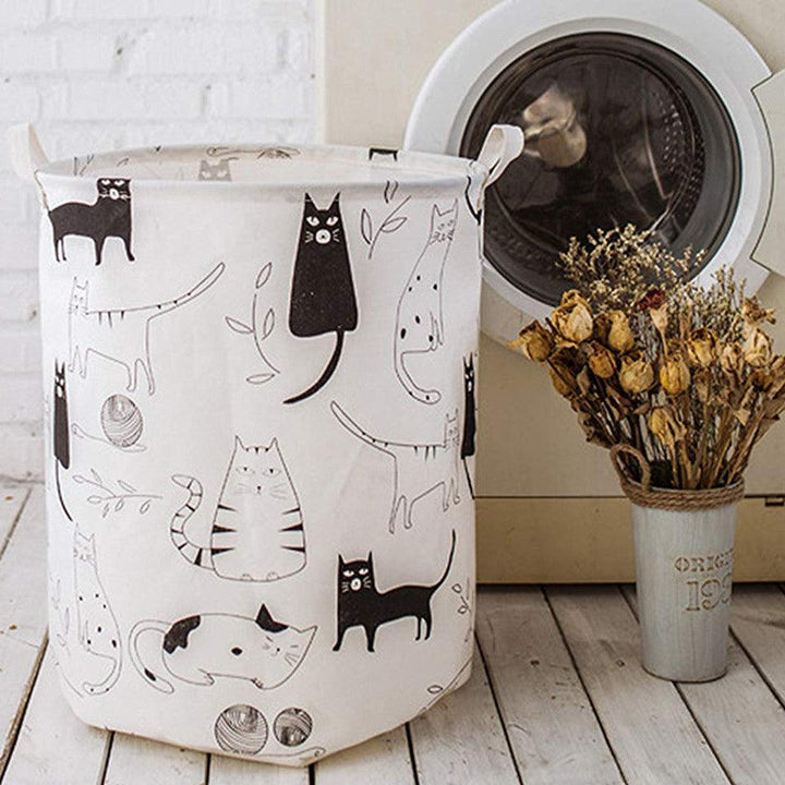 Animal Canvas Storage Baskets - Leah